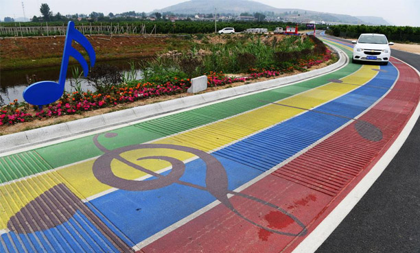 音乐公路弯道优化设计探索